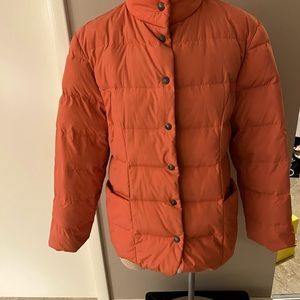 COPY - Talbots orange puffer jacket size L